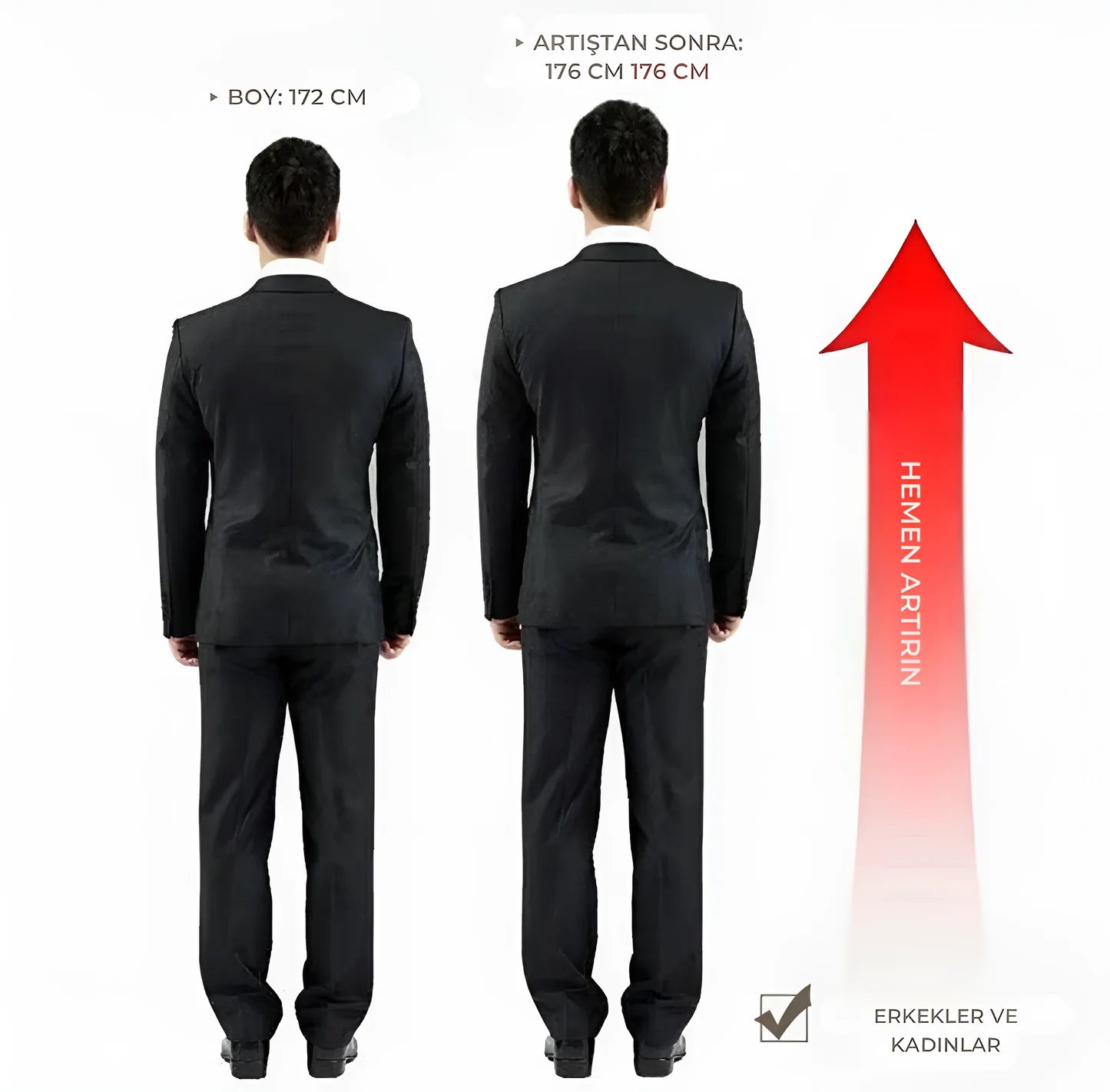 Senvoza 3.0 Ortopedik Boy Uzatıcı Tabanlık